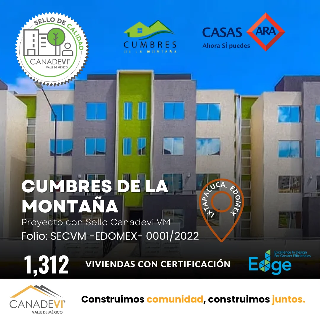 Proyecto Cumbres de la Montaña con Sello CANADEVI VM