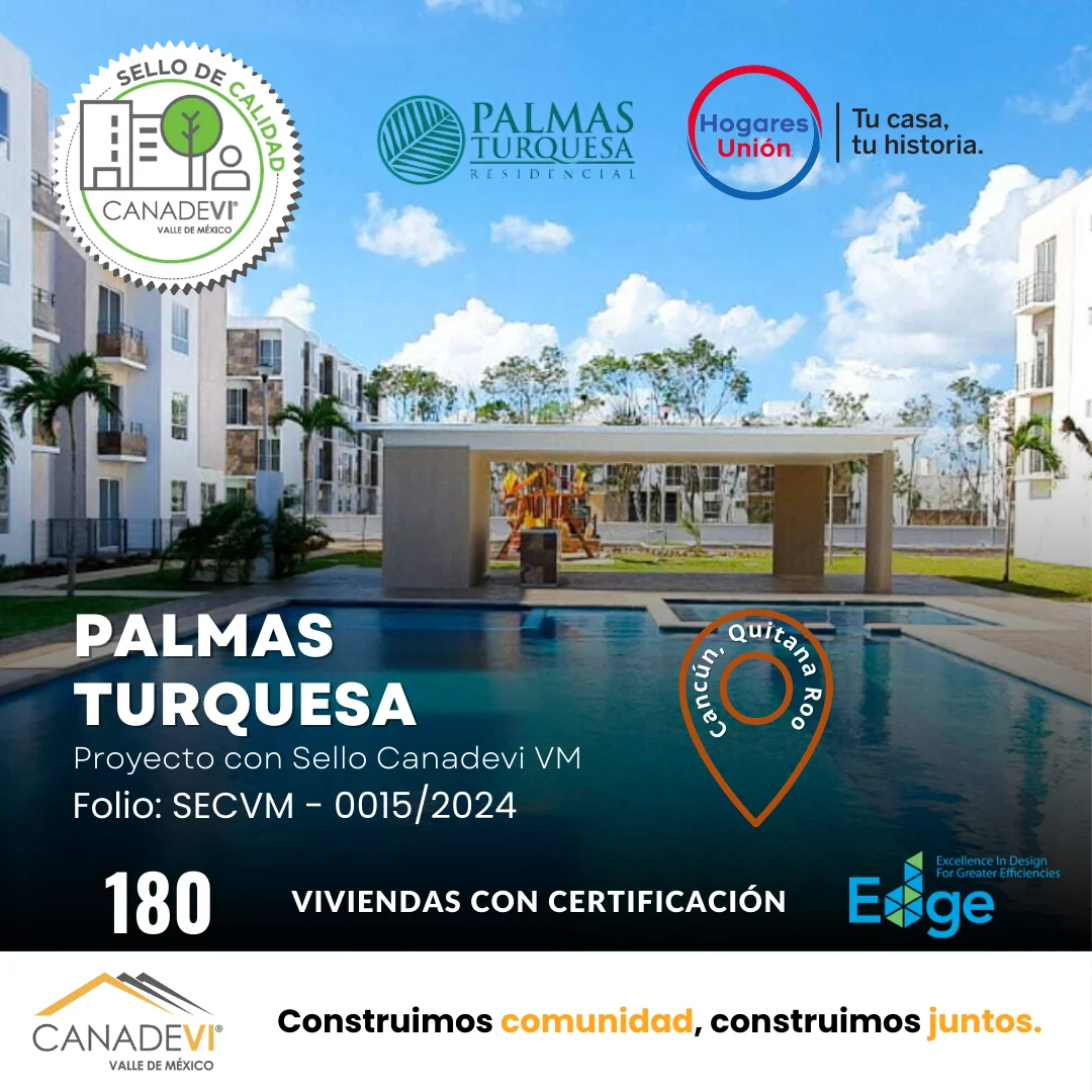 Proyecto Palmas Turquesa con Sello CANADEVI VM