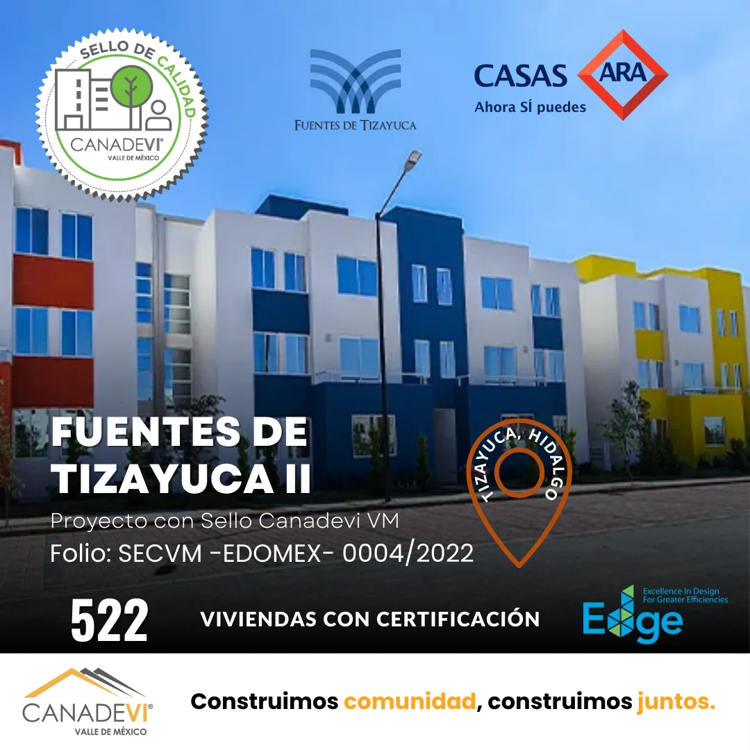 Proyecto Fuentes de Tizayuca II con Sello CANADEVI VM