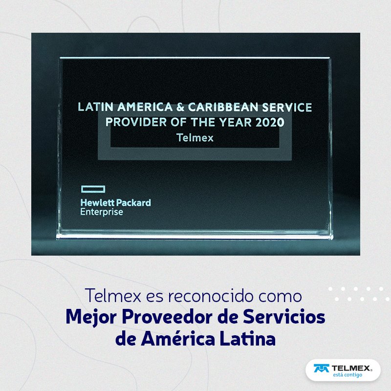 Telmex es reconocido como Mejor Proveedor de Servicios en América Latina